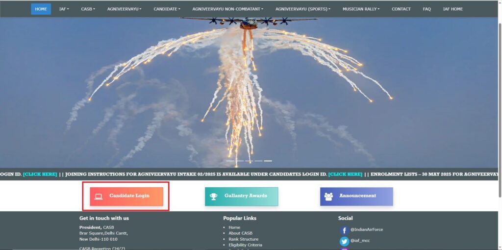 Indian Air Force Agniveer Vayu Recruitment 2025: Intake 02/2026 के लिए आवेदन शुरू 1 Sarkari Yojana 2025 | सरकारी योजना | PM Yojana News | Jobs.